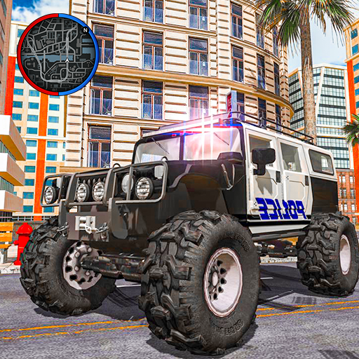 Us Police Truck Driver Car - Transporter Simulator icon