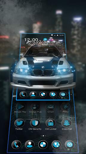 M3 GTR Drift Car 3D Launcher Screen screenshot 3
