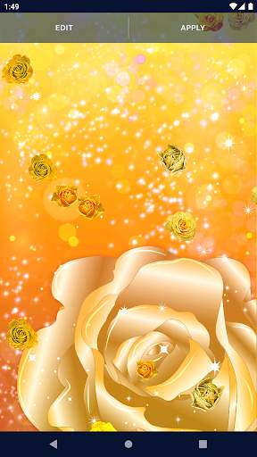 Golden Roses Live Wallpaper скриншот 8