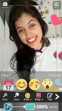 🌸 Editor de Fotos e Efeitos Snap Emoji e Texto🎈 screenshot 1