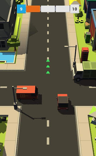 Blocky Pick Me Up - Traffic Drive! screenshot 3