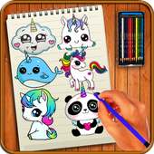 Learn to Draw Cutest Unicorns logo