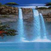Big Waterfalls Live Wallpaper on 9Apps