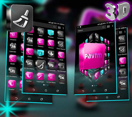 3D Icon Launcher Theme screenshot 4