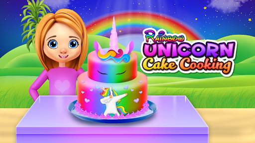 Rainbow Unicorn Cake Cooking screenshot 1