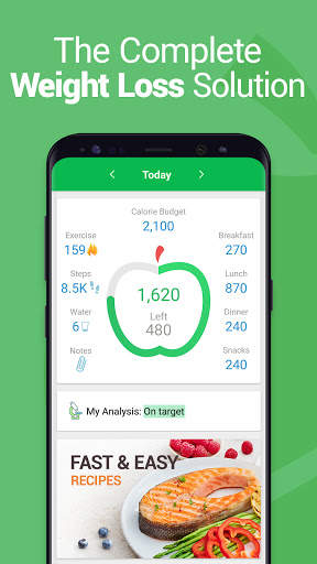 Calorie Counter - MyNetDiary, Food Diary Tracker screenshot 1