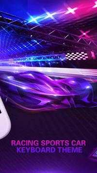 Neon Racing Sports Car Keyboard screenshot 2
