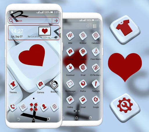 Love Keyboard Launcher Theme स्क्रीनशॉट 1