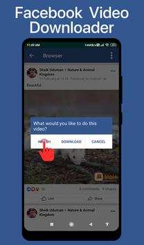Video Downloader for Facebook HD Video Downloader screenshot 5