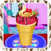 ice cream cone decoration logo