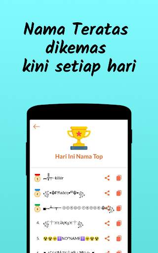 Nama samaran Pencipta screenshot 4