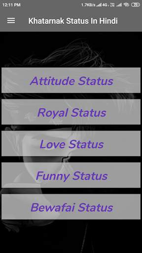 Khatarnak Status In Hindi : Best Attitude Status screenshot 2