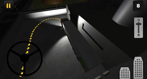 Night Truck 3D: Factory Parking screenshot 4