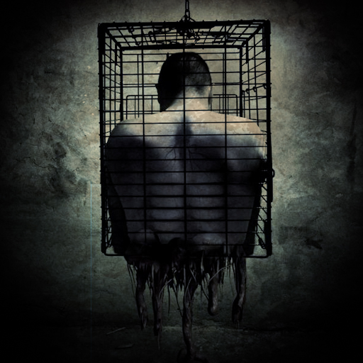 The Prisoner. 3D Horror, creepy survival action icon
