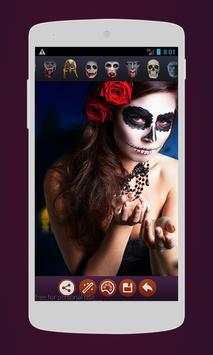 Halloween Makeup Photo Editor screenshot 1
