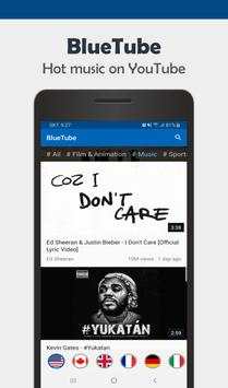BlueTube - Global YouTube (Popular videos, Repeat) screenshot 3