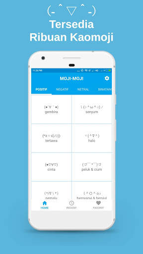 Moji-Moji : Ribuan Kaomoji Emosikon Jepang screenshot 1