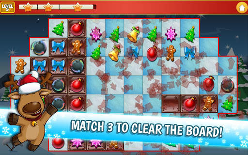 Christmas Crush Holiday Swapper Candy Match 3 Game स्क्रीनशॉट 10