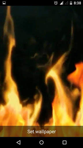 Fire Flames Live Wallpaper LWP screenshot 4