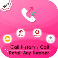 Call History : Call Detail Any Number icon