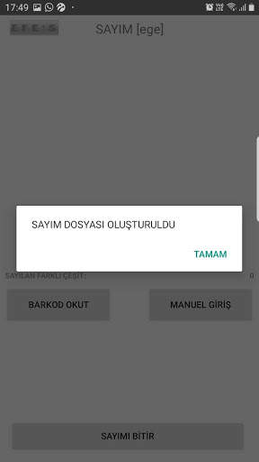 EFC Mobil Sayım screenshot 4