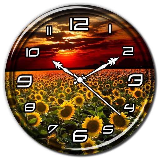 Sunflower Clock Live Wallpaper 1.0.0