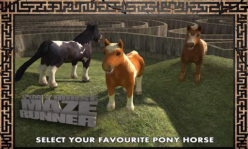 Pony Horse Maze Run Simulator screenshot 3