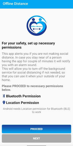 Offline Distance - A Social Distancing App screenshot 1