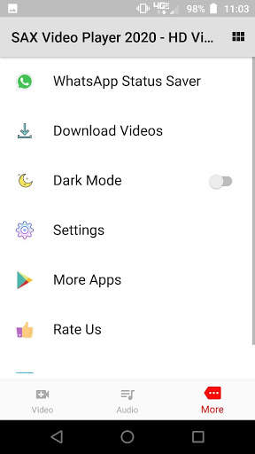 SAX Video Player 2020 - HD Video And Audio Player screenshot 4