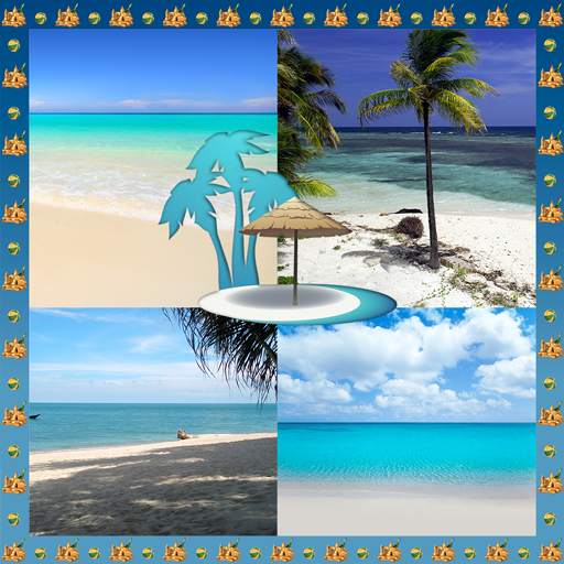 Beach Photo Collage 1.5