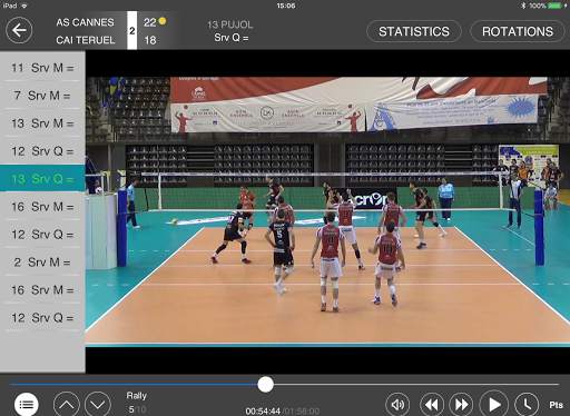 Data Volley 4 Player 3 تصوير الشاشة