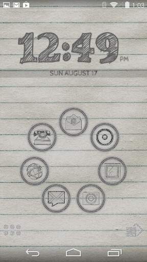 Smart Launcher Theme Cartoon screenshot 1
