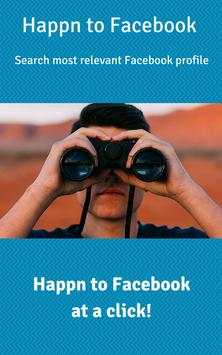 Happn to Facebook Search screenshot 1