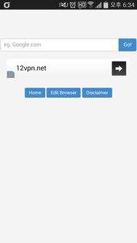 Proxy Browser screenshot 2
