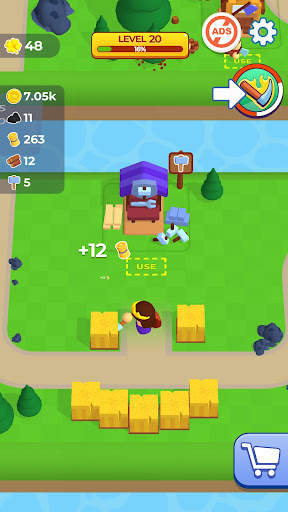 Idle Craft World: Lumberjack screenshot 6