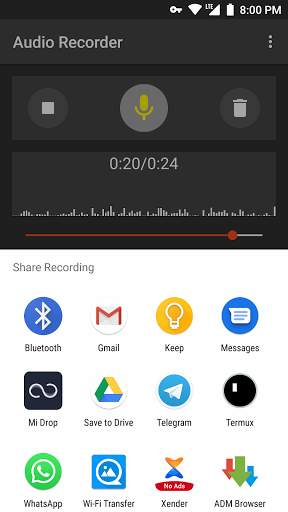 Audio Recorder (No Ads) screenshot 8