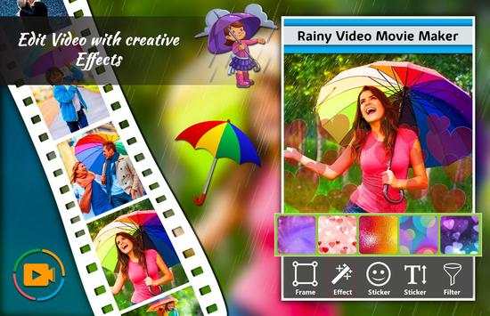 Rainy Video Movie Maker screenshot 2