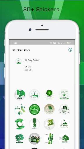 Azadi Mubarak Stickers For WhatsApp | WAStickerApp screenshot 2