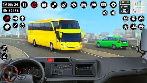 Coach Bus Train Driving Games screenshot 4