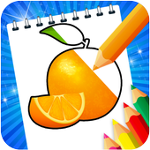 Fruits and Vegetables Coloring Game icon