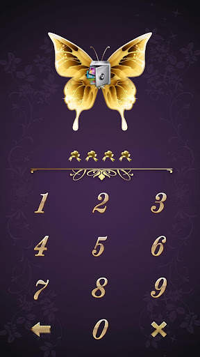 AppLock Theme Butterfly screenshot 2