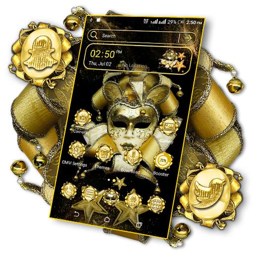 Golden Carnival Mask Theme 1.0