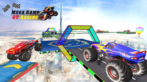 Mega Ramp Car Stunt GT Racing Drive Game screenshot 6