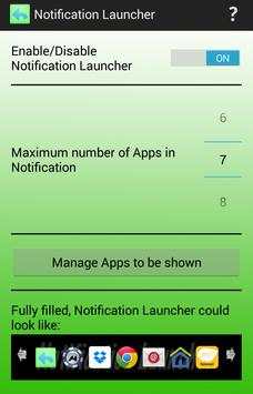 Notification Launcher screenshot 2