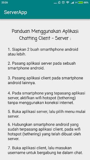 Server App ( Client - Server Chat ) screenshot 3