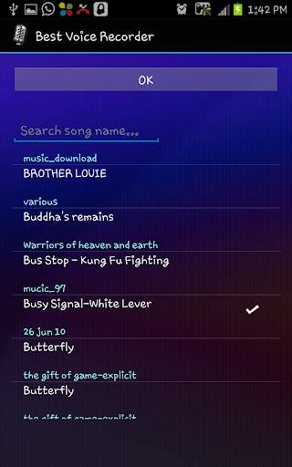 Best Voice Recorder 4 تصوير الشاشة