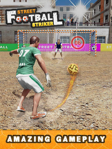 Street Football Striker Real Soccer Free Kick Game screenshot 10