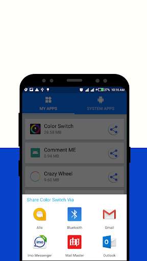 Bluetooth App Share and backup screenshot 2
