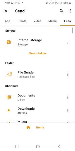 File Sender : Sharing files with made india app. screenshot 2