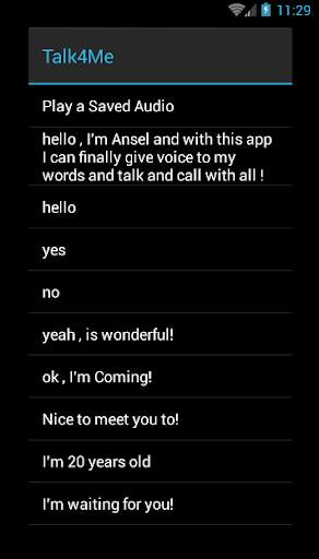 Talk4Me - TTS Voice Mobile screenshot 5